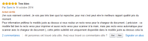 commentaires clients amazon.fr